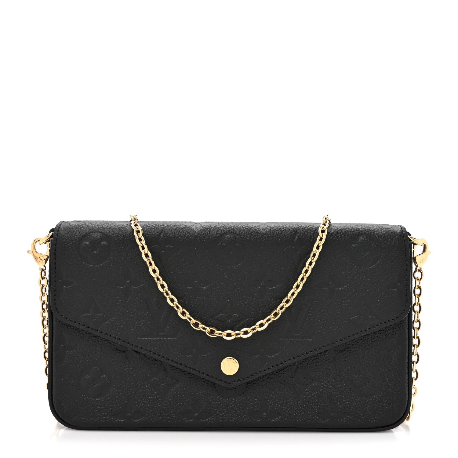 Empreinte Pochette Felicie Chain Wallet Black