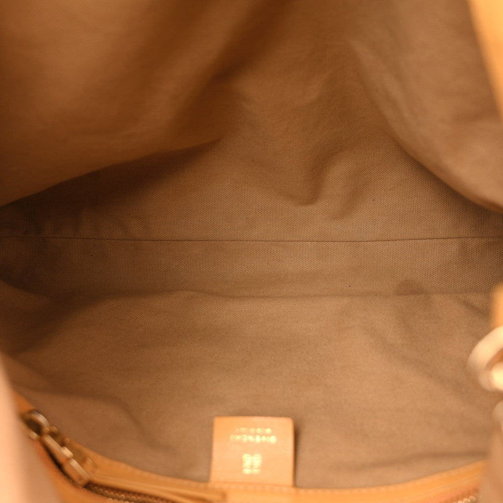 Tumbled Calfskin Medium Voyou Bag Mustard