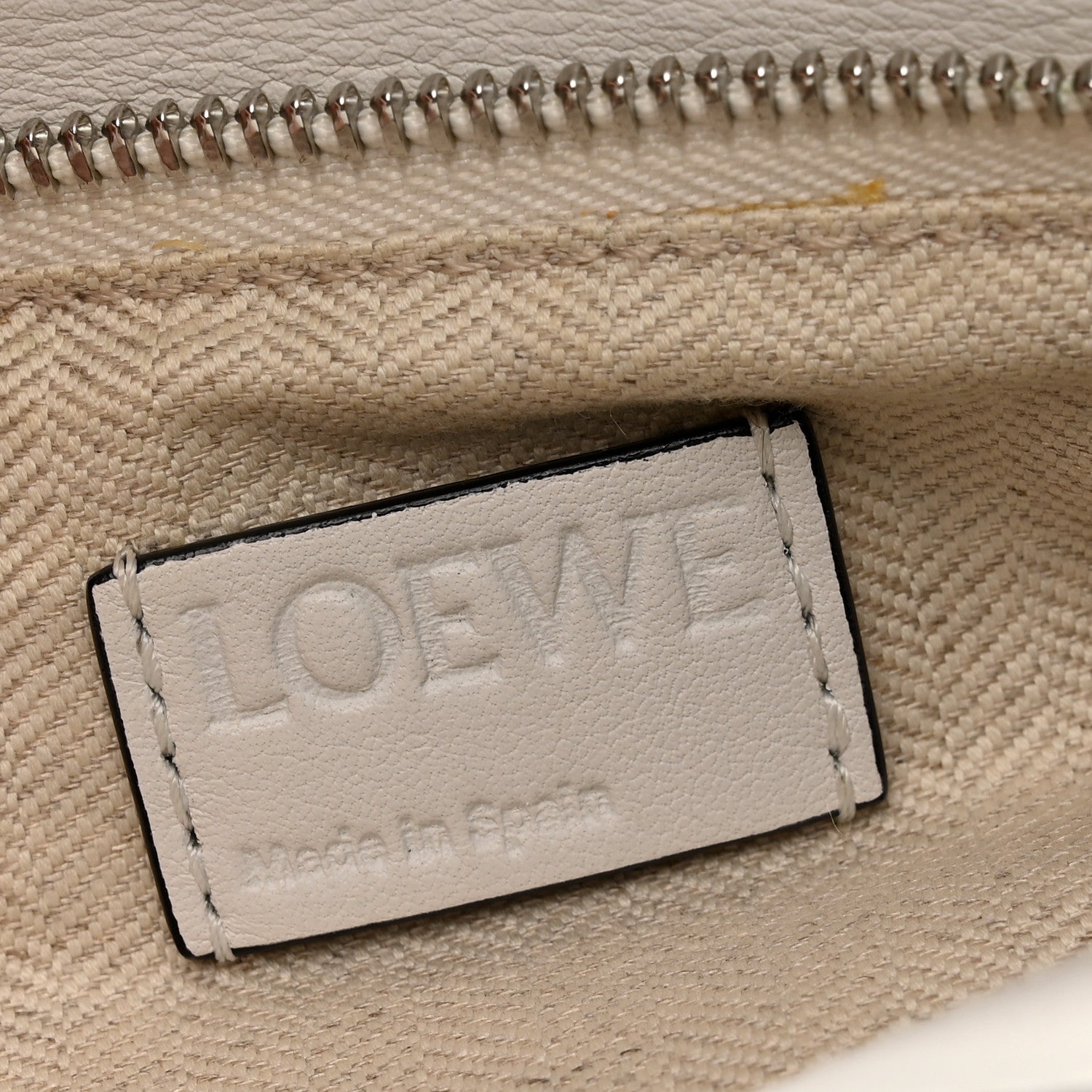 Calfskin Small Puzzle Bag White