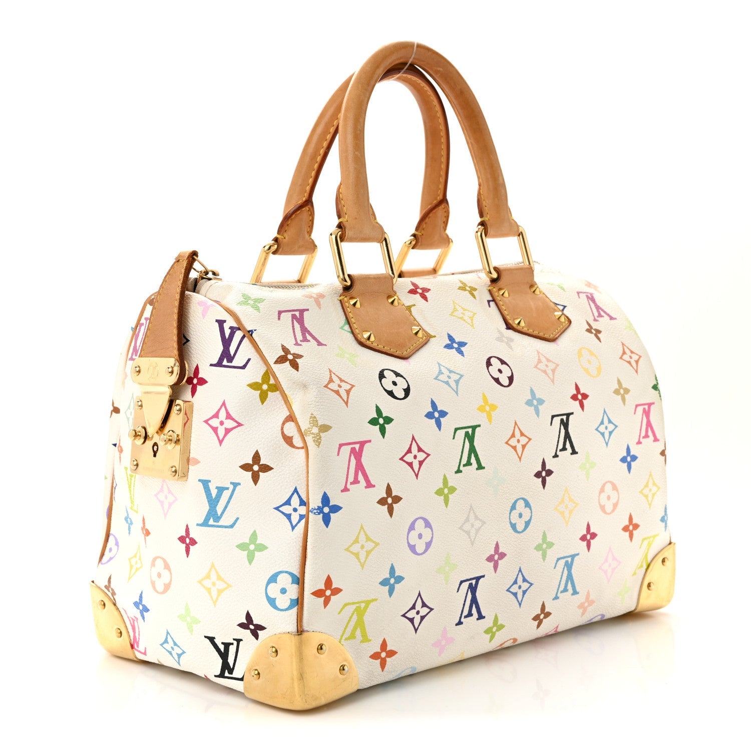 Monogram Multicolor Speedy 30 White