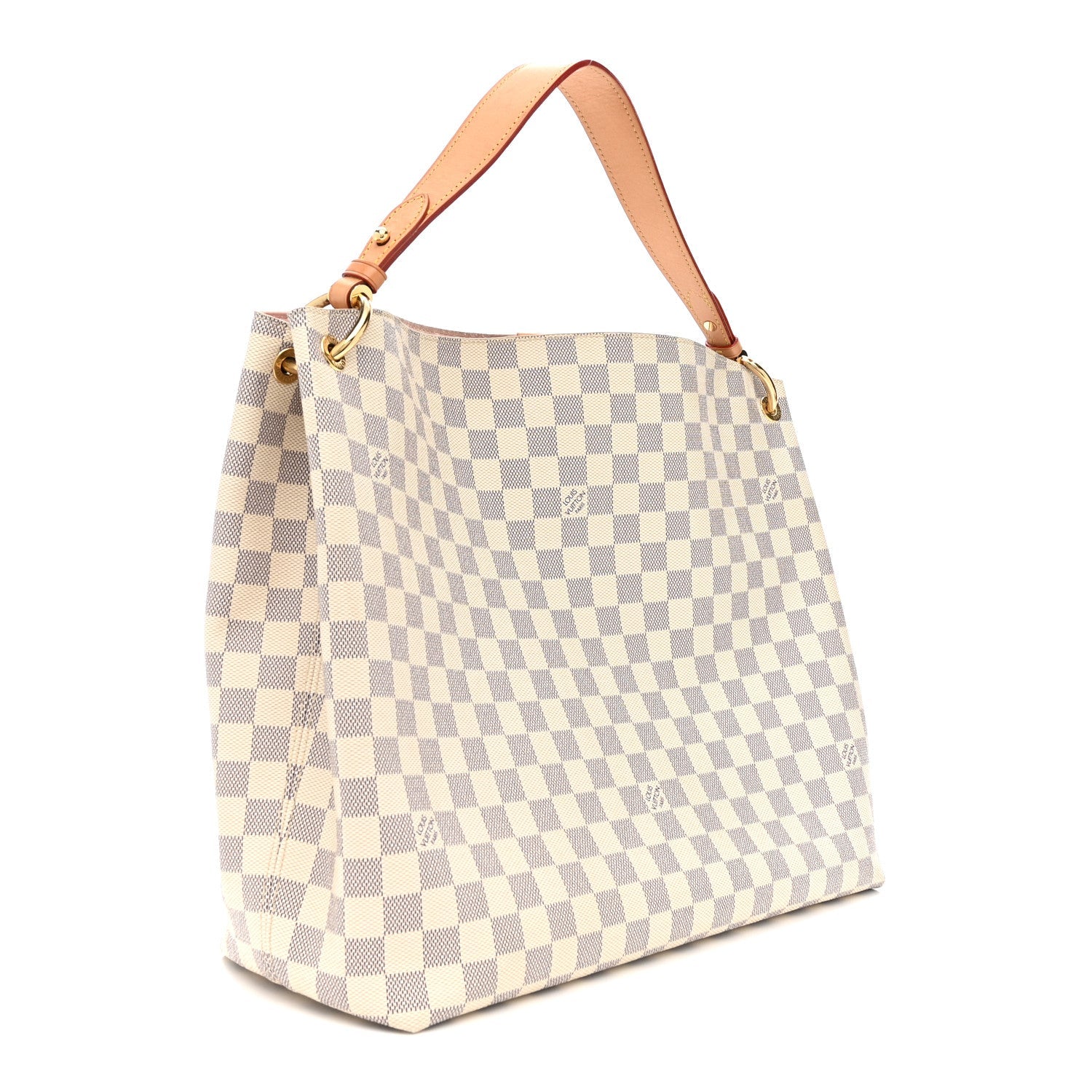 Damier Azur Graceful MM Rose Ballerine