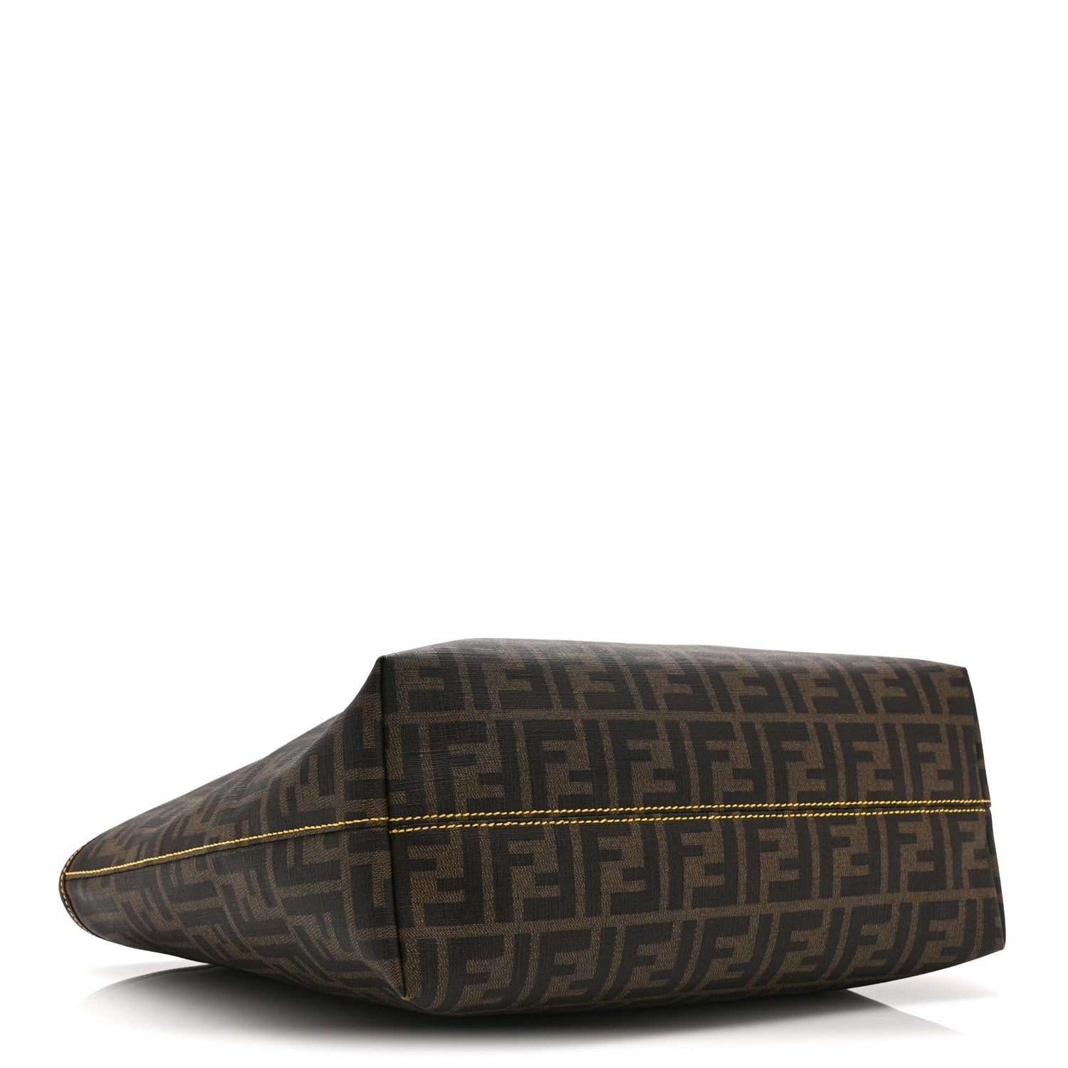Zucca Spalmati Small Roll Tote Tobacco Yellow