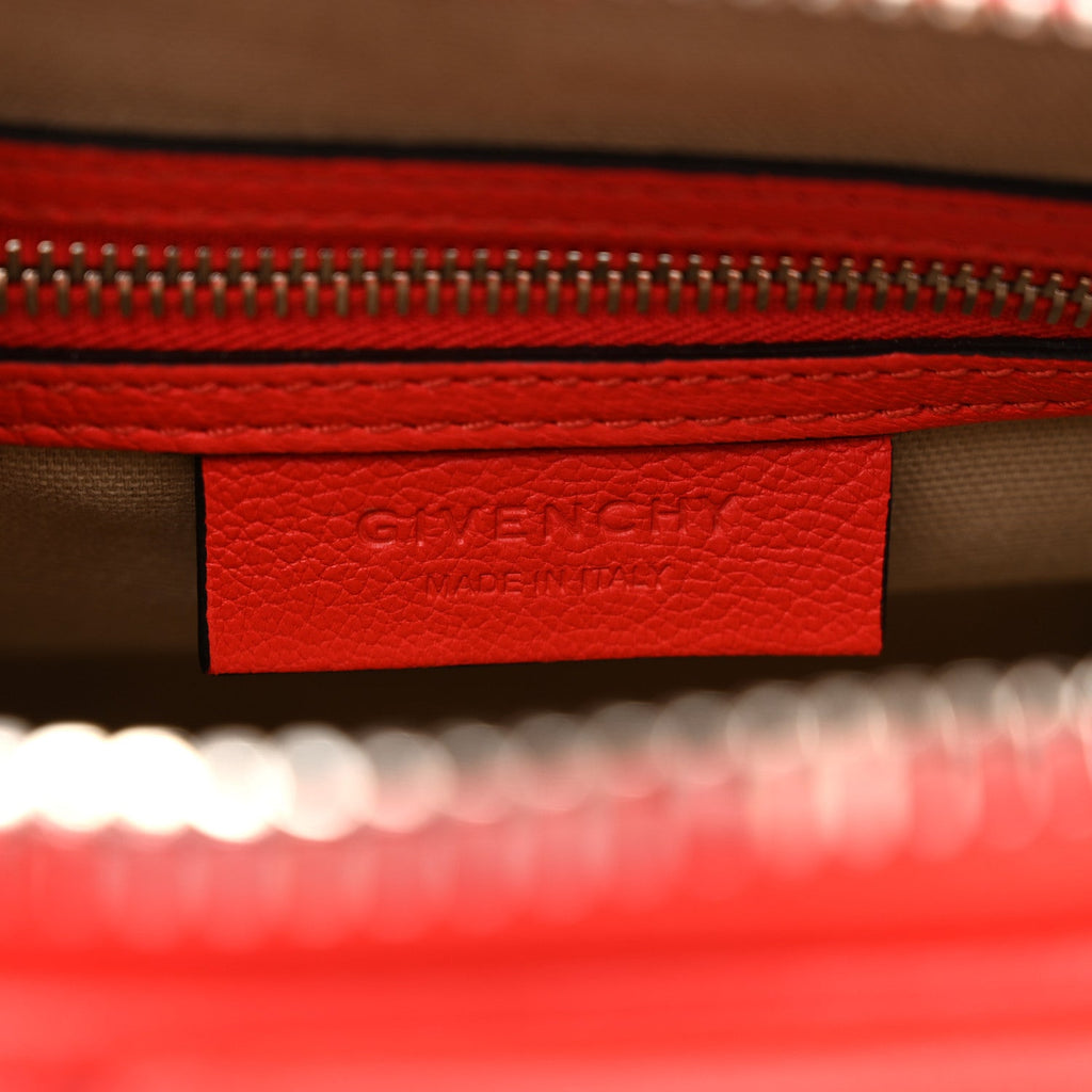 Sugar Goatskin Mini Antigona Pop Red