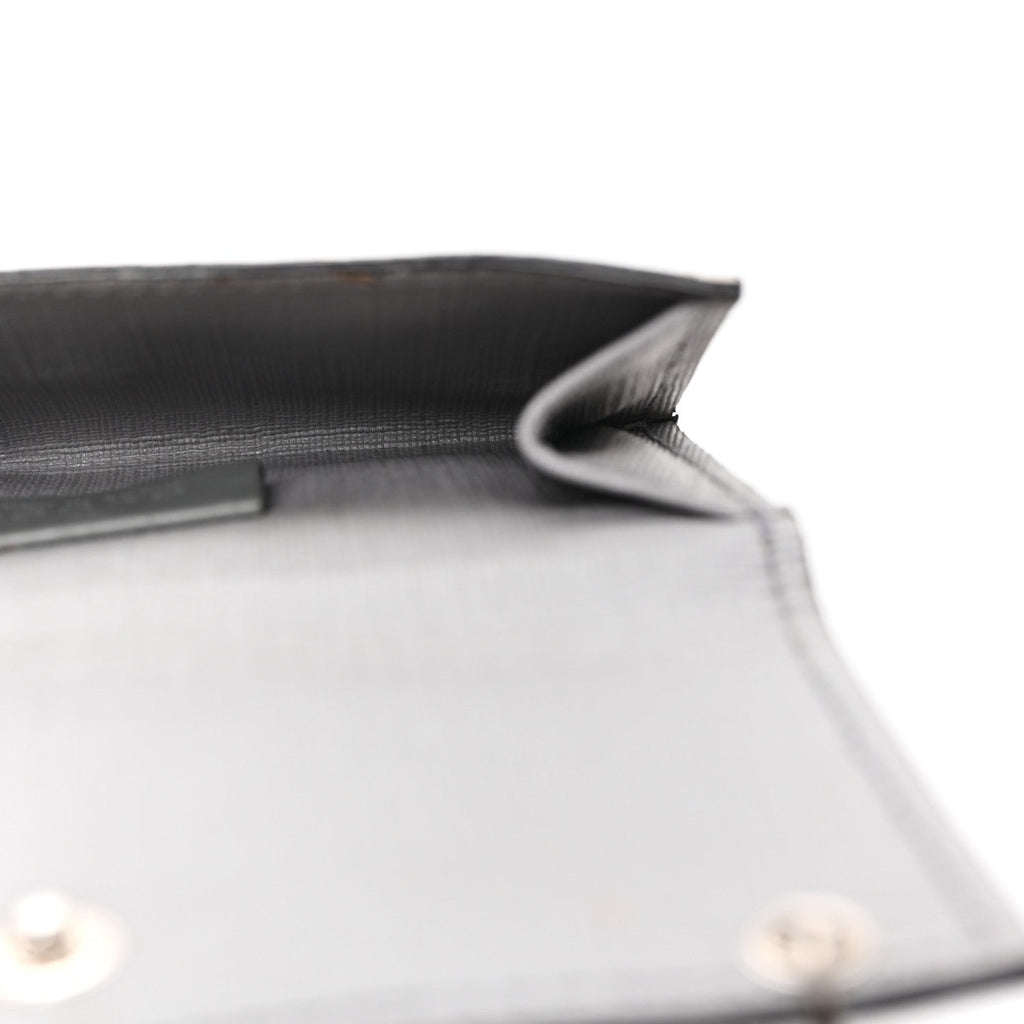 GG Supreme Monogram GG Pierce French Flap Wallet Ecru Grigio
