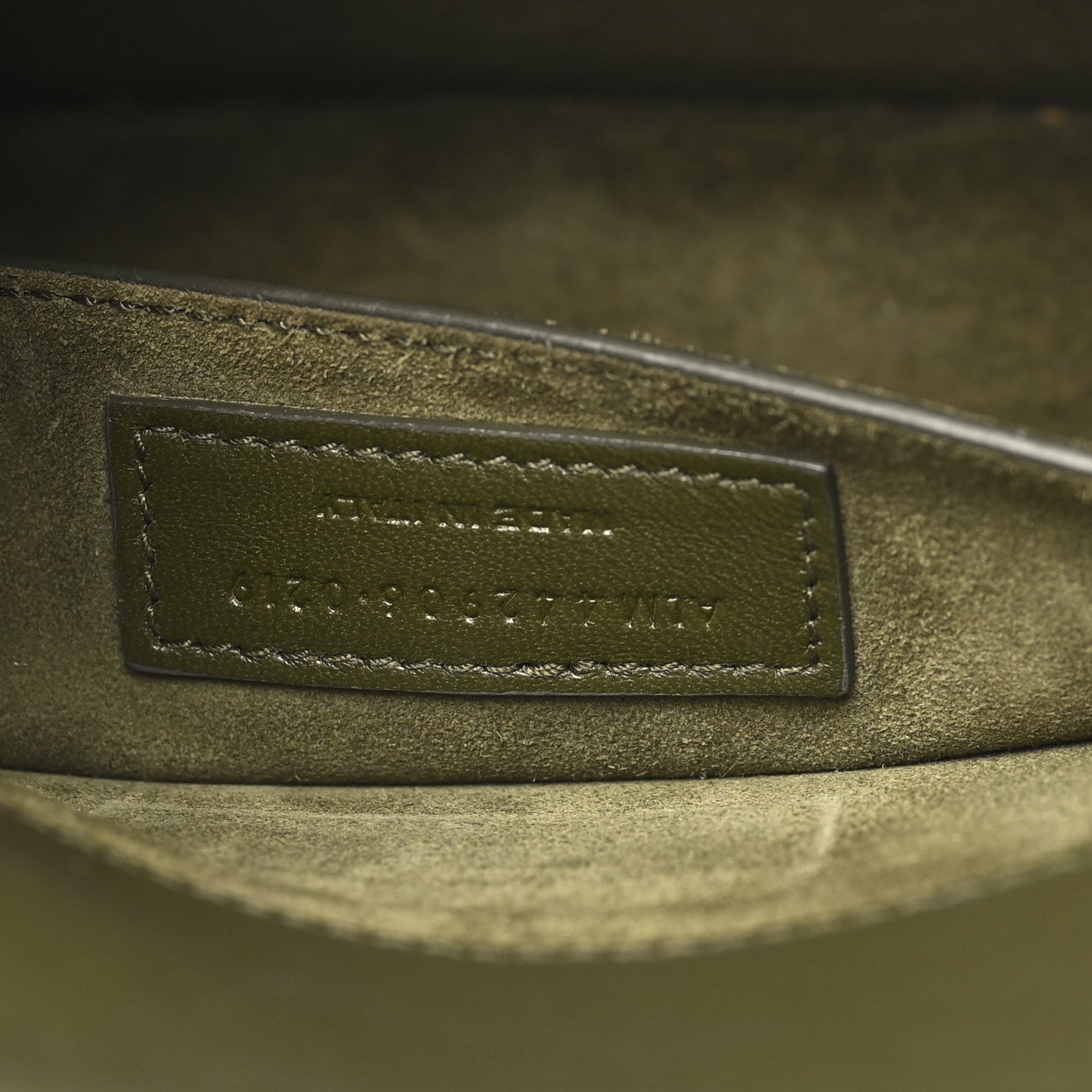 Calfskin Medium Monogram Sunset Vert Kaki