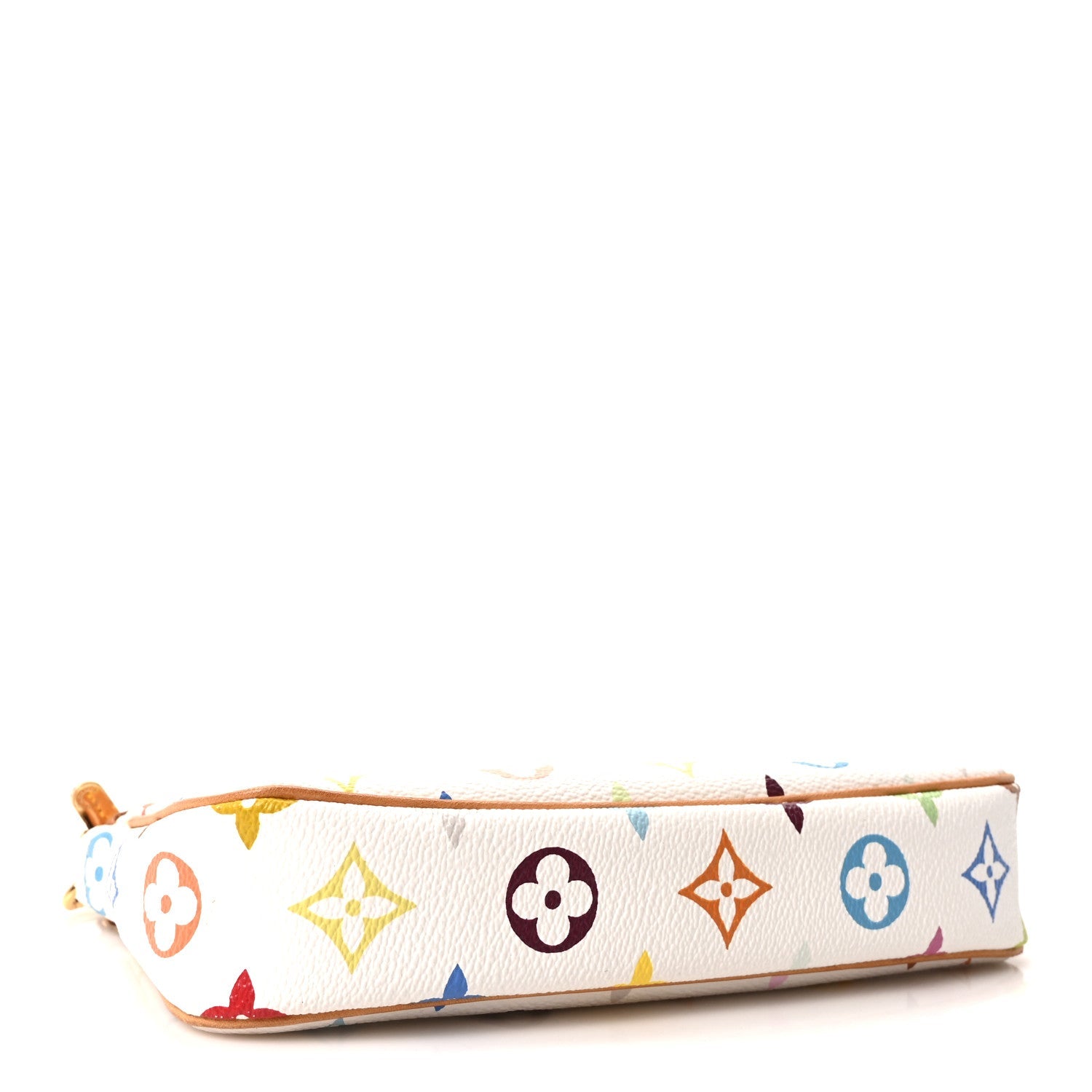 Monogram Multicolor Pochette Accessories White