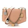 Soft Grained Goatskin Arrow Crossbody Bag With Chain Ballet Pink