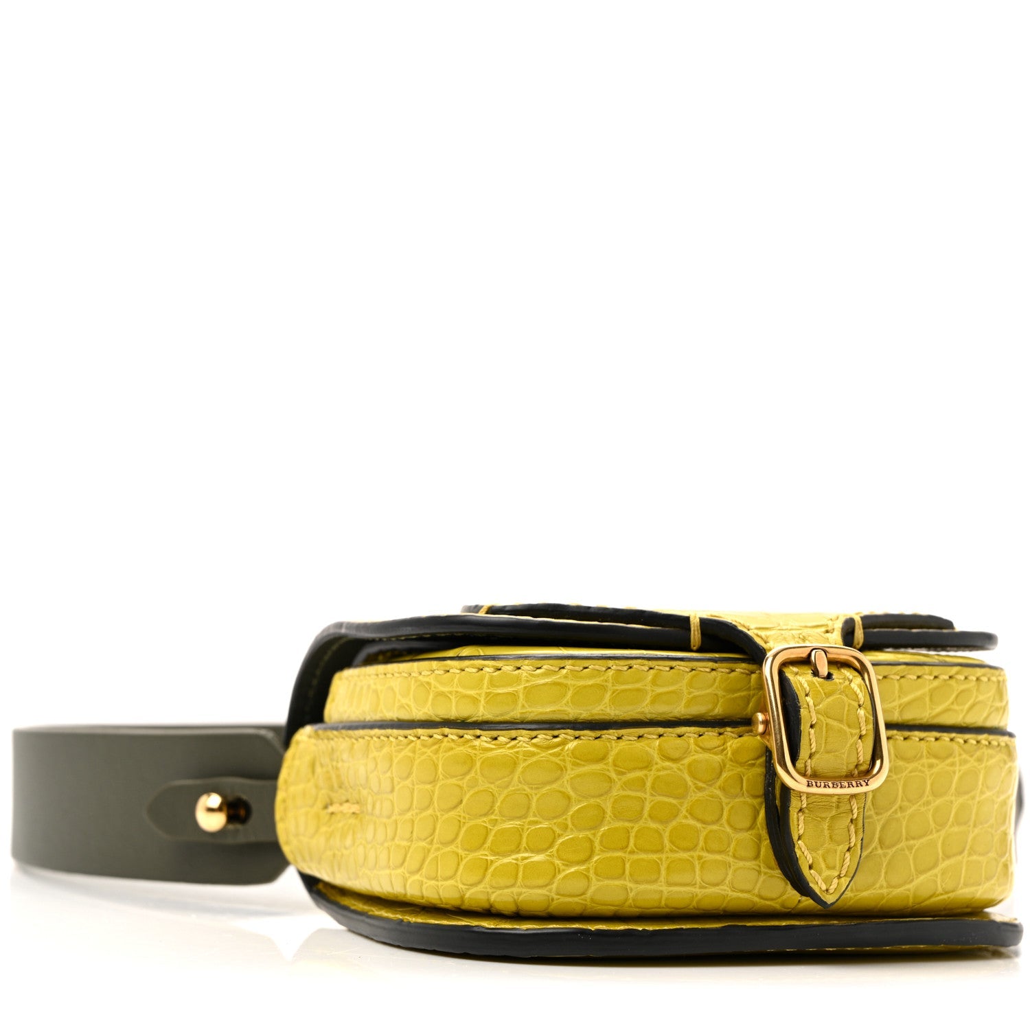 Alligator Bridle Micro Satchel Lime