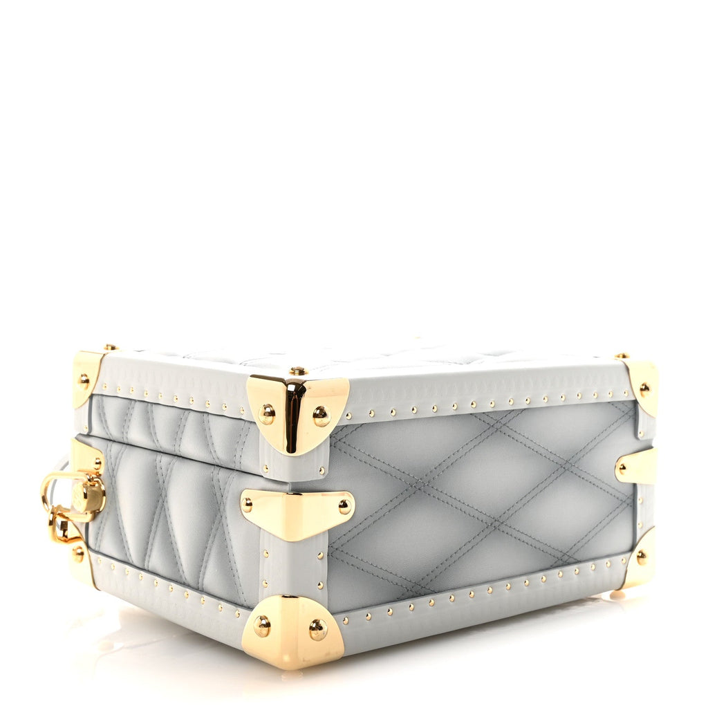 Lambskin Malletage Petite Valise Palazzo Ecume