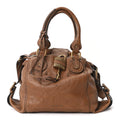 Grained Calfskin Paddington Tote Tan