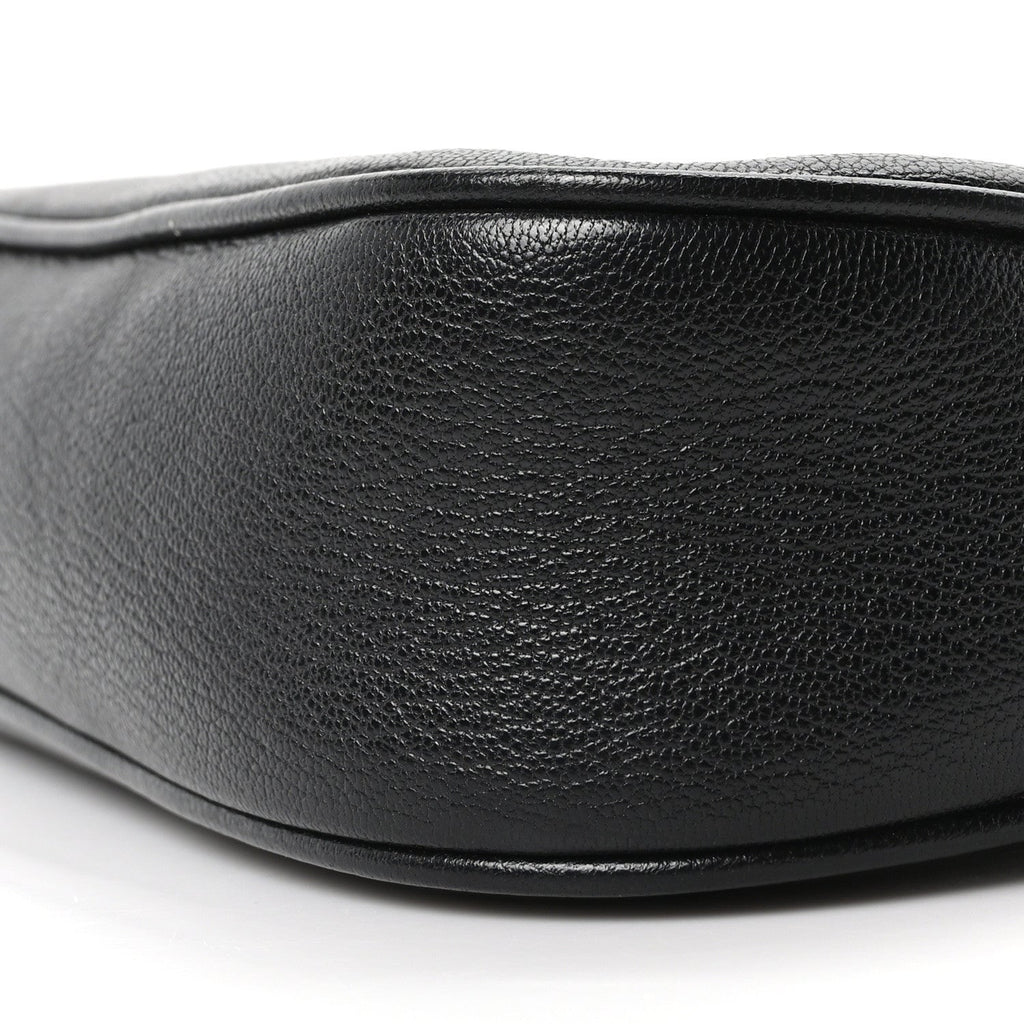Goatskin Small Aphrodite Shoulder Bag Black