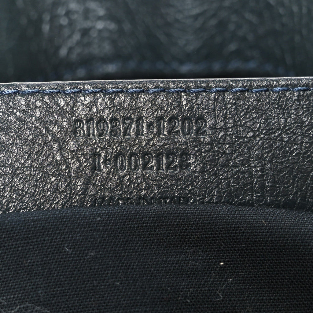 Agneau Classic Hardware Bowling Bag Anthracite
