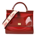 PVC Miss Sicily Satchel Red
