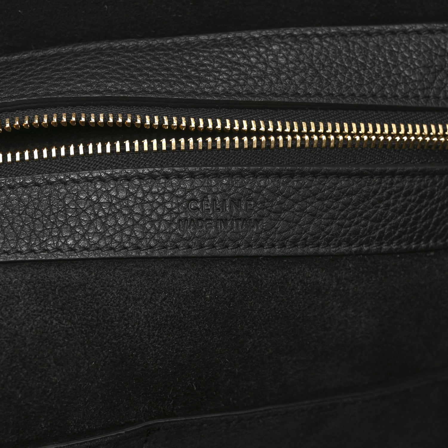 Soft Grained Calfskin Small Belt Cabas Phantom Black