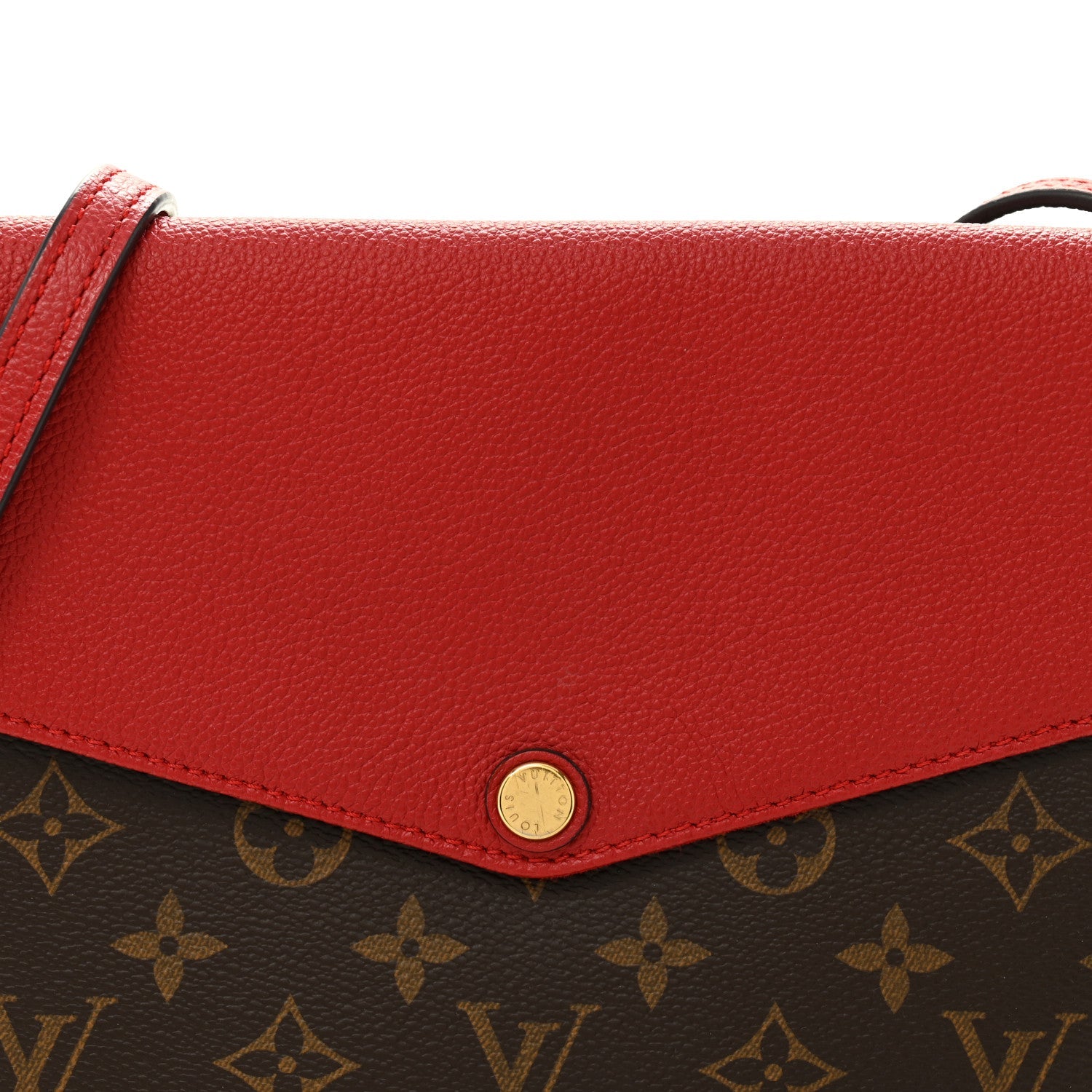 Monogram Twice Pochette Cherry