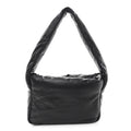 Lambskin Small Ryan Puffer Bag Black