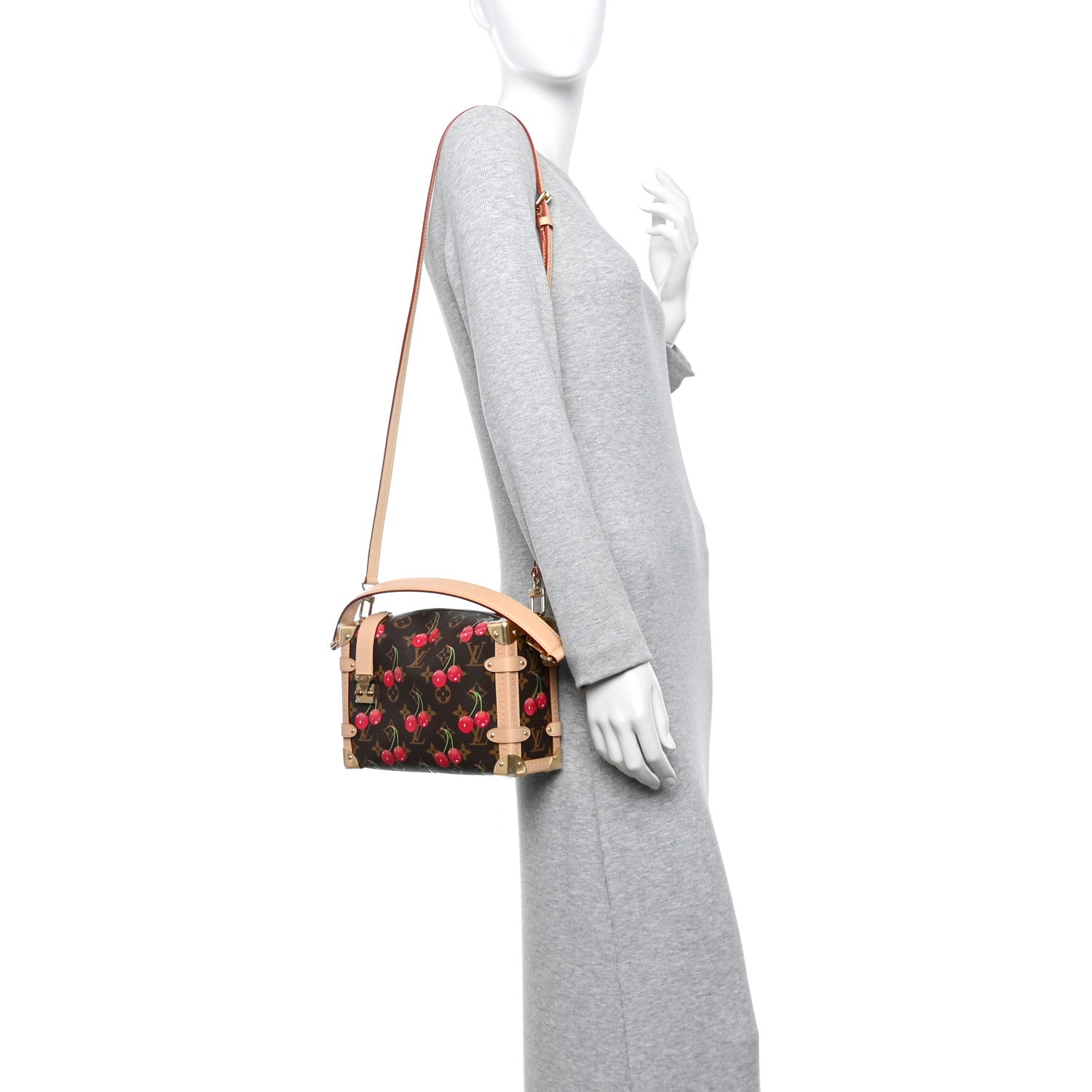 LV X TM Monogram Cerises Side Trunk MM