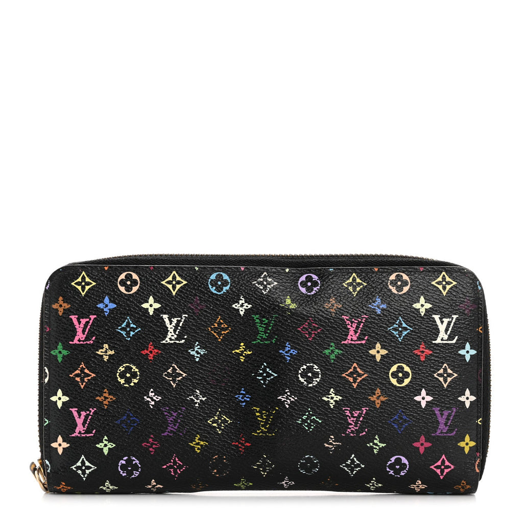 Monogram Multicolor Zippy Wallet Black Grenade