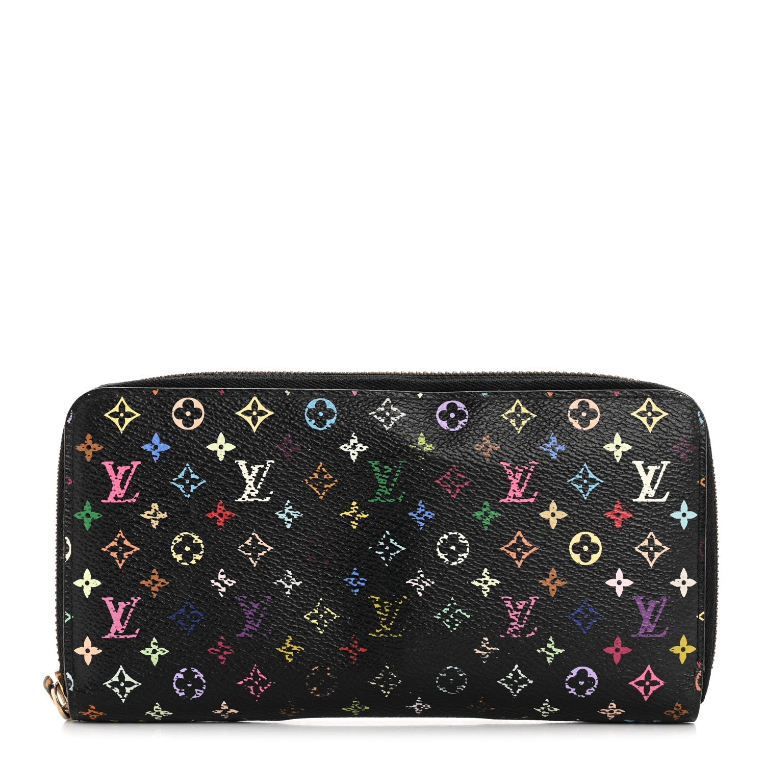 Monogram Multicolor Zippy Wallet Black Grenade