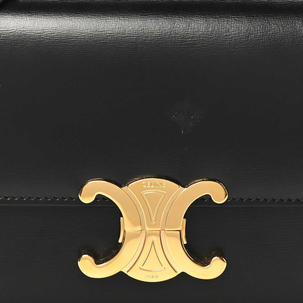 Shiny Calfskin Teen Triomphe Black
