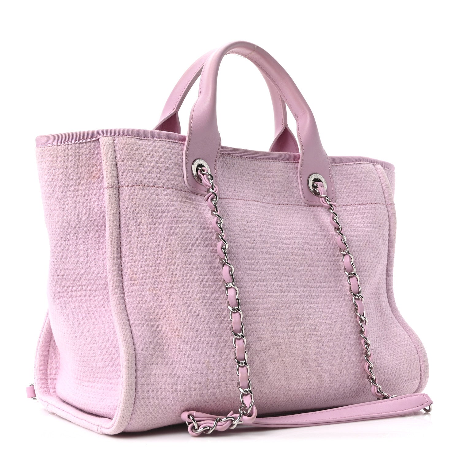 Mixed Fibers Small Deauville Tote Pink