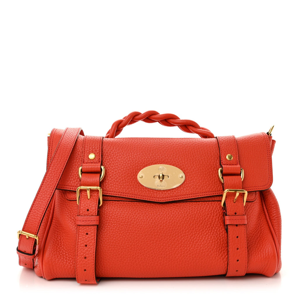 Heavy Grain Medium Alexa Coral Orange