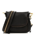 Calfskin Mini Jennifer Crossbody Bag Brown