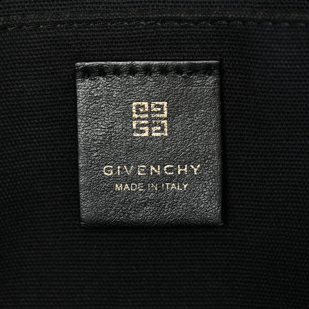 4G Coated Canvas Logo Medium G Tote Black