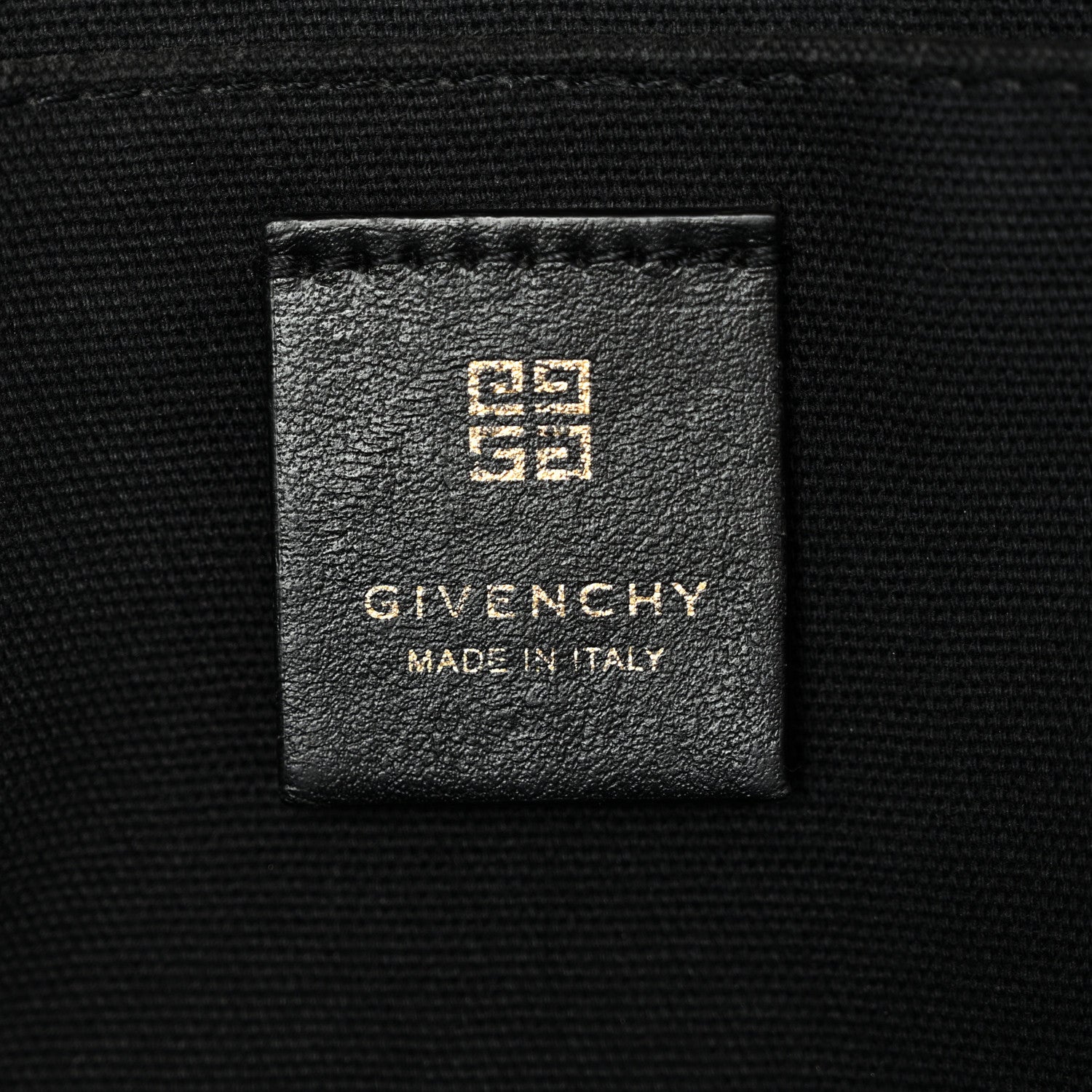 4G Coated Canvas Logo Medium G Tote Black