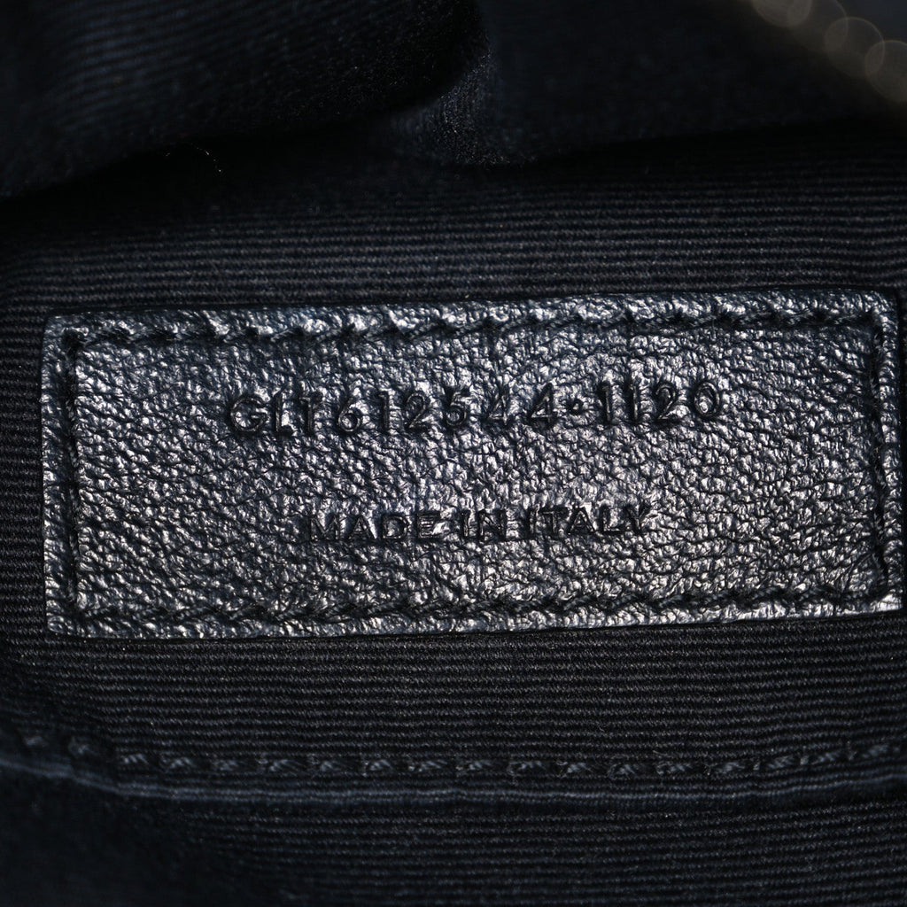 Calfskin Matelasse Monogram Lou Camera Bag Black