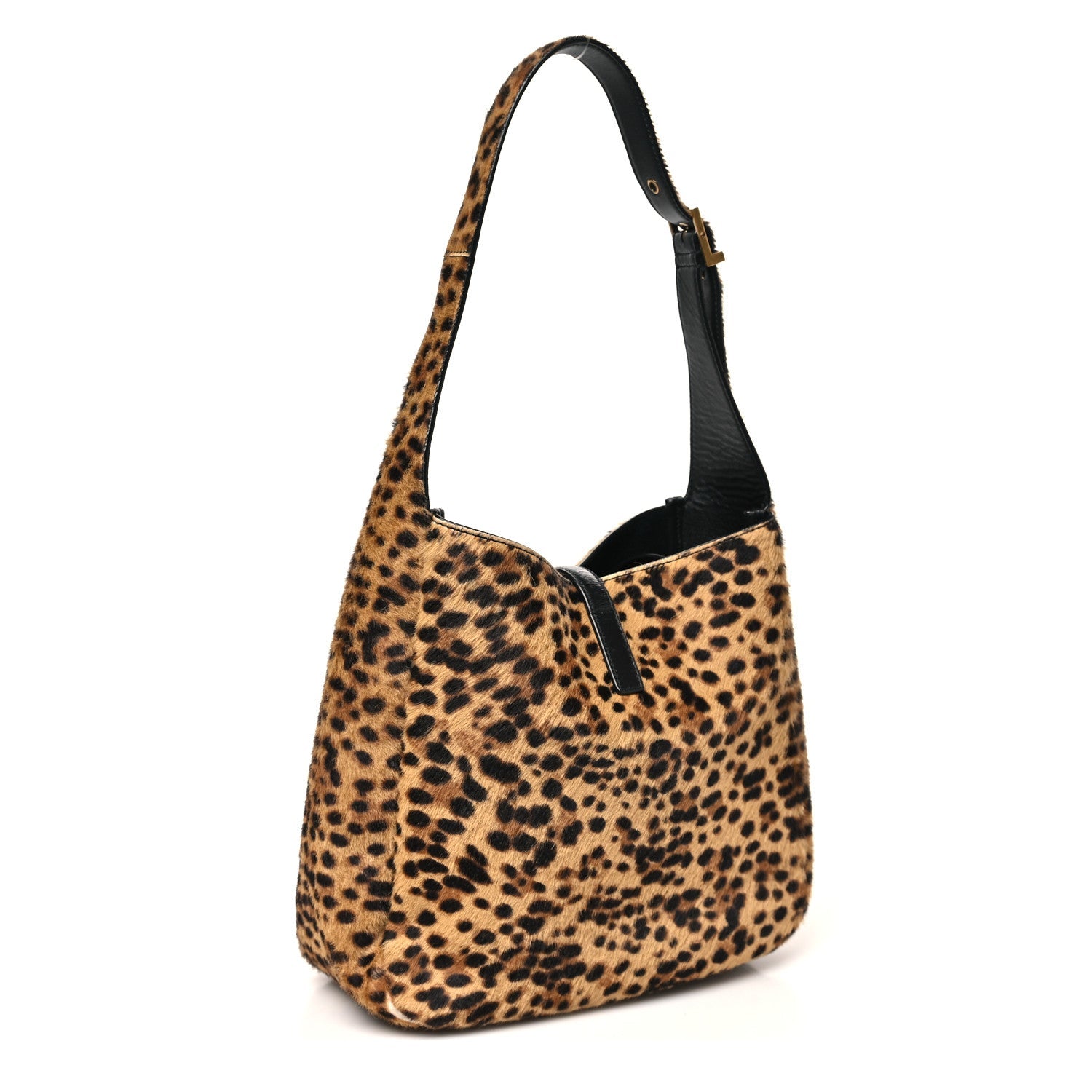 Pony Hair Leopard Print Small Le 5 A 7 Soft Hobo