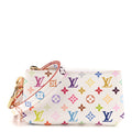 LV X TM Monogram Multicolor Phone Holder White