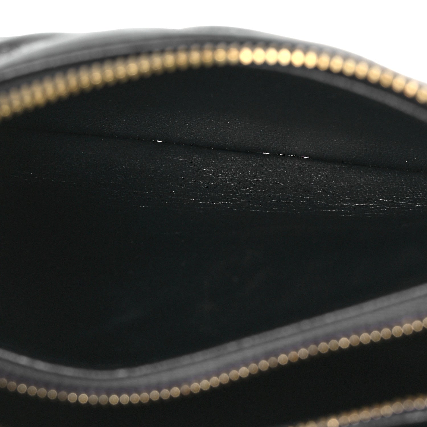 Lambskin Crystal Embellished Monogram Coussin BB Black
