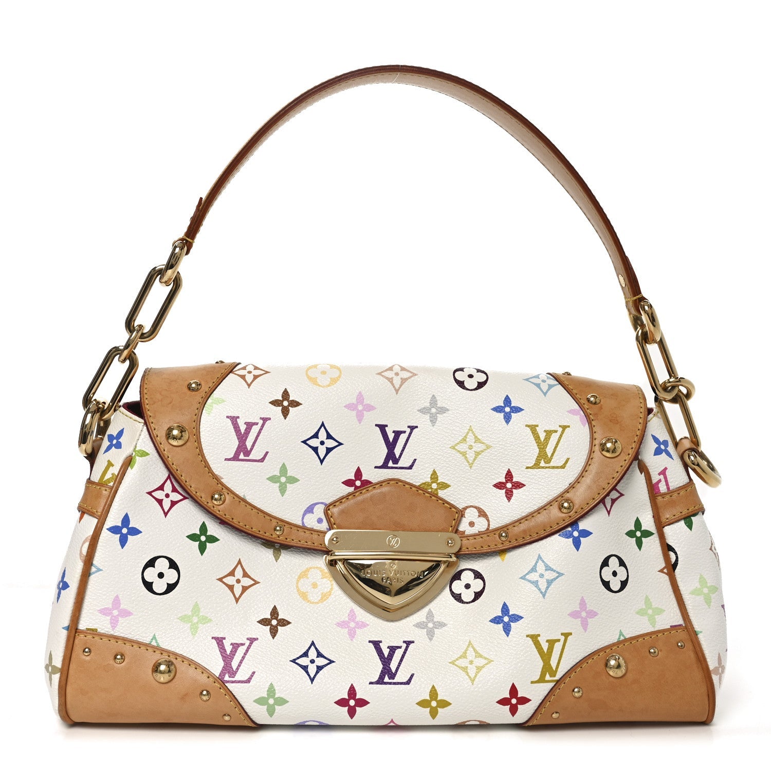 Monogram Multicolor Beverly MM White
