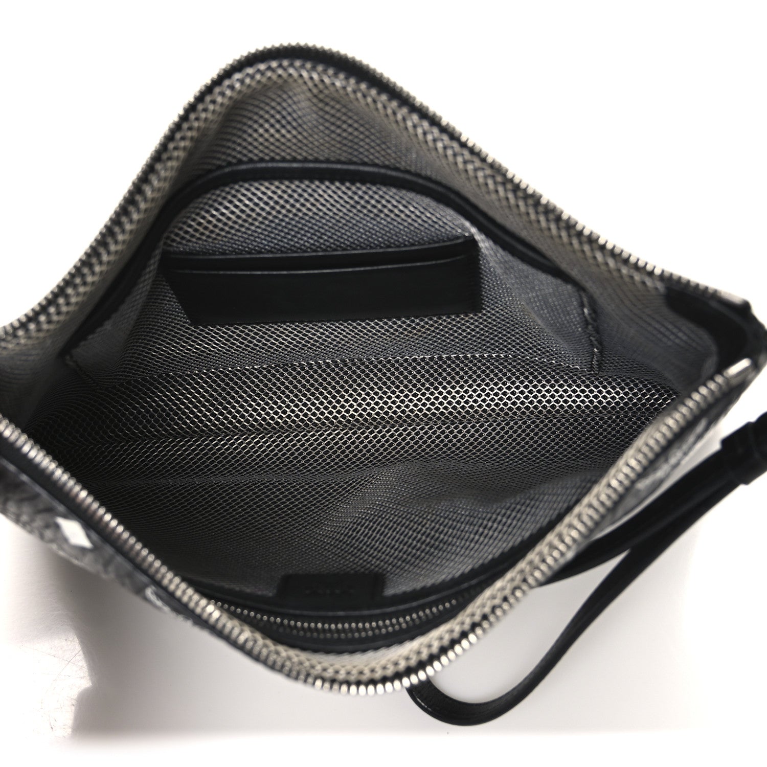 Visetos Medium Stark Wristlet Pouch Black