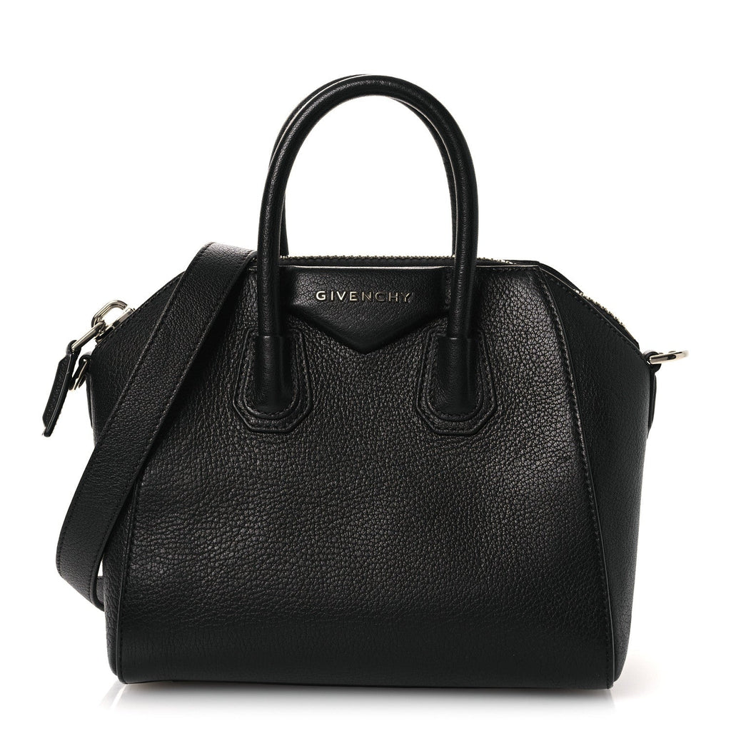 Sugar Goatskin Mini Antigona Black