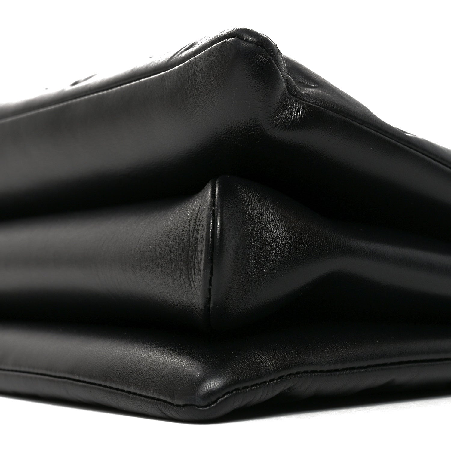 Lambskin Embossed Monogram Coussin MM Black