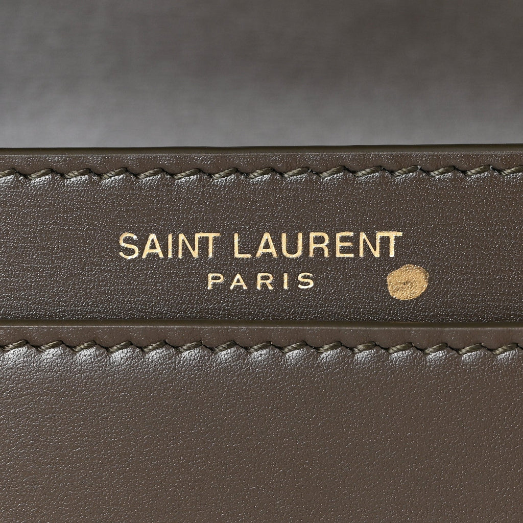 Box Calfskin Mini Voltaire Shoulder Bag  Deep Musk