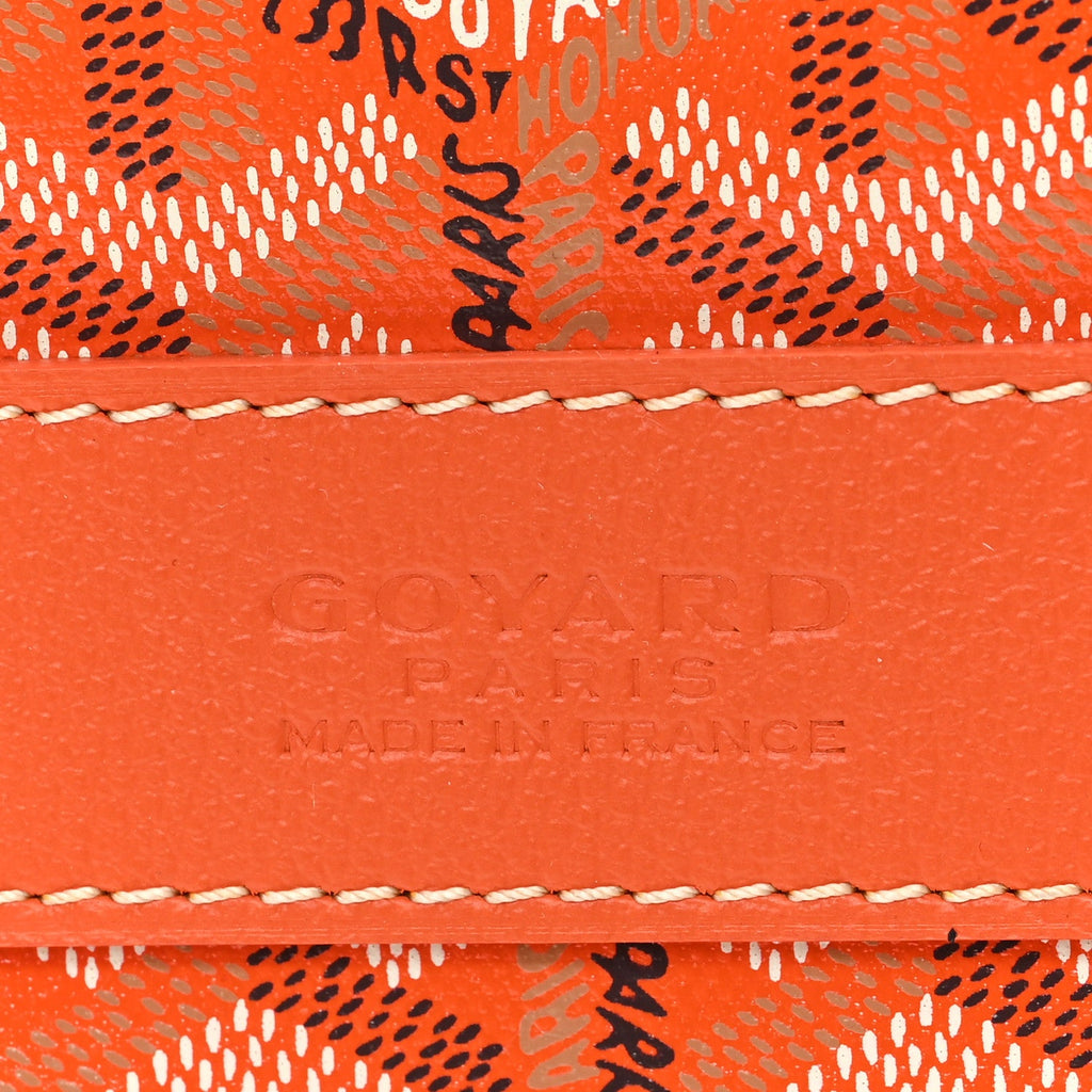 Goyardine Barrel 40 Sports Bag Orange