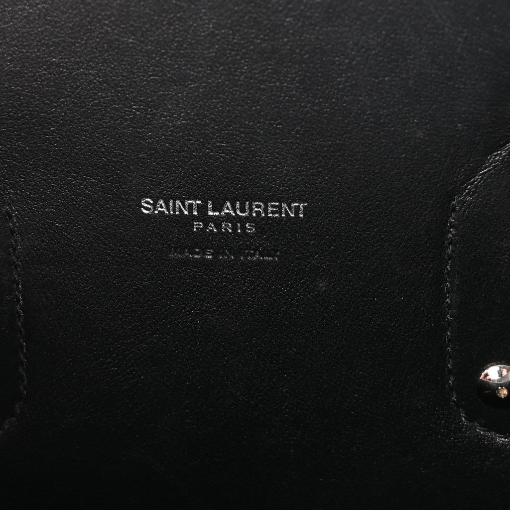 Grained Calfskin Small Sac De Jour Black
