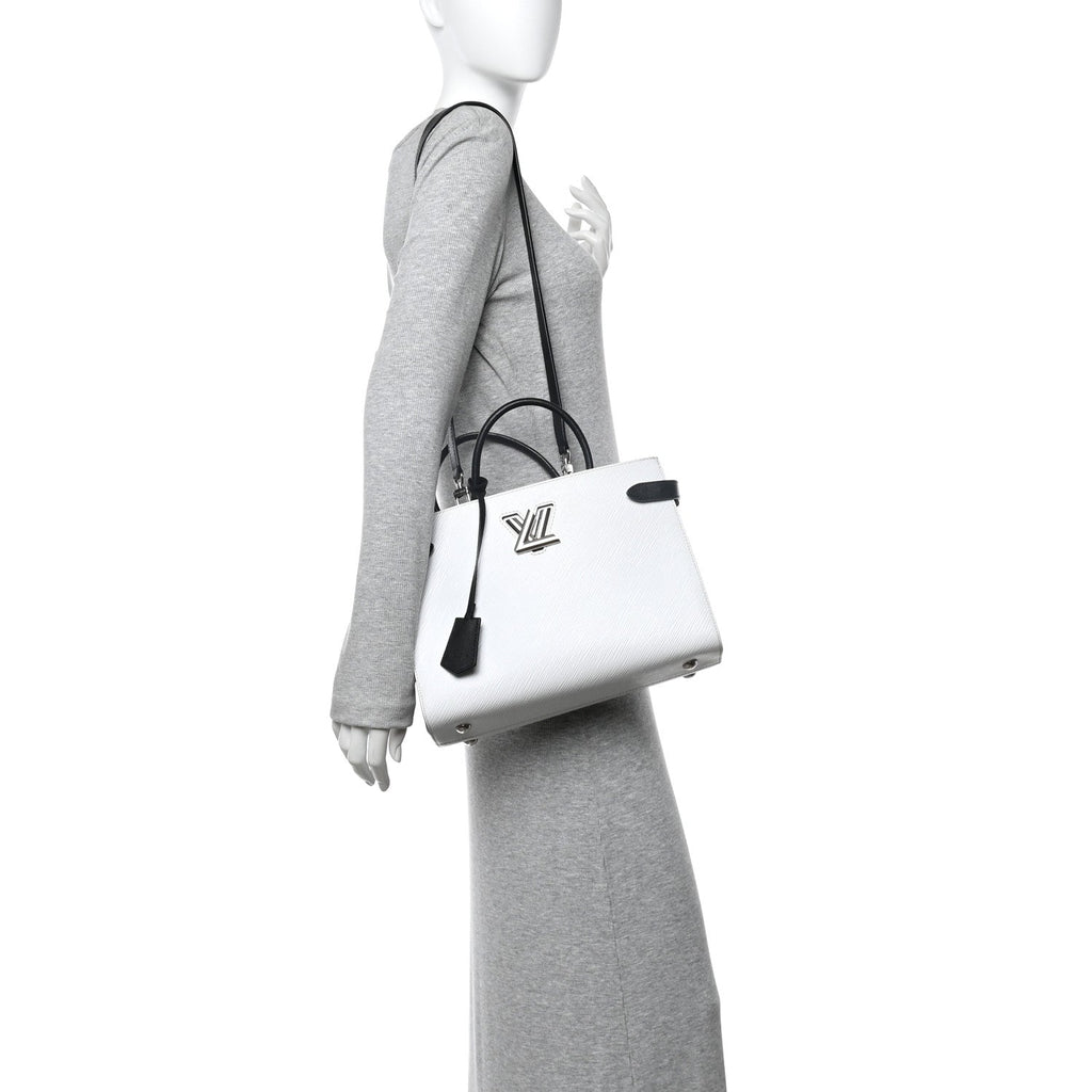 Epi Twist Tote White