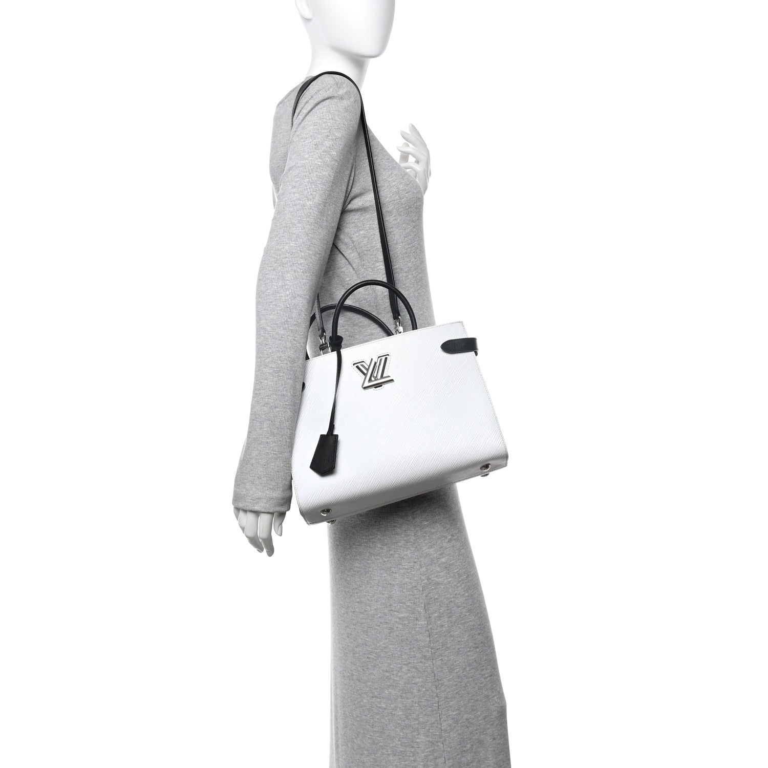 Epi Twist Tote White