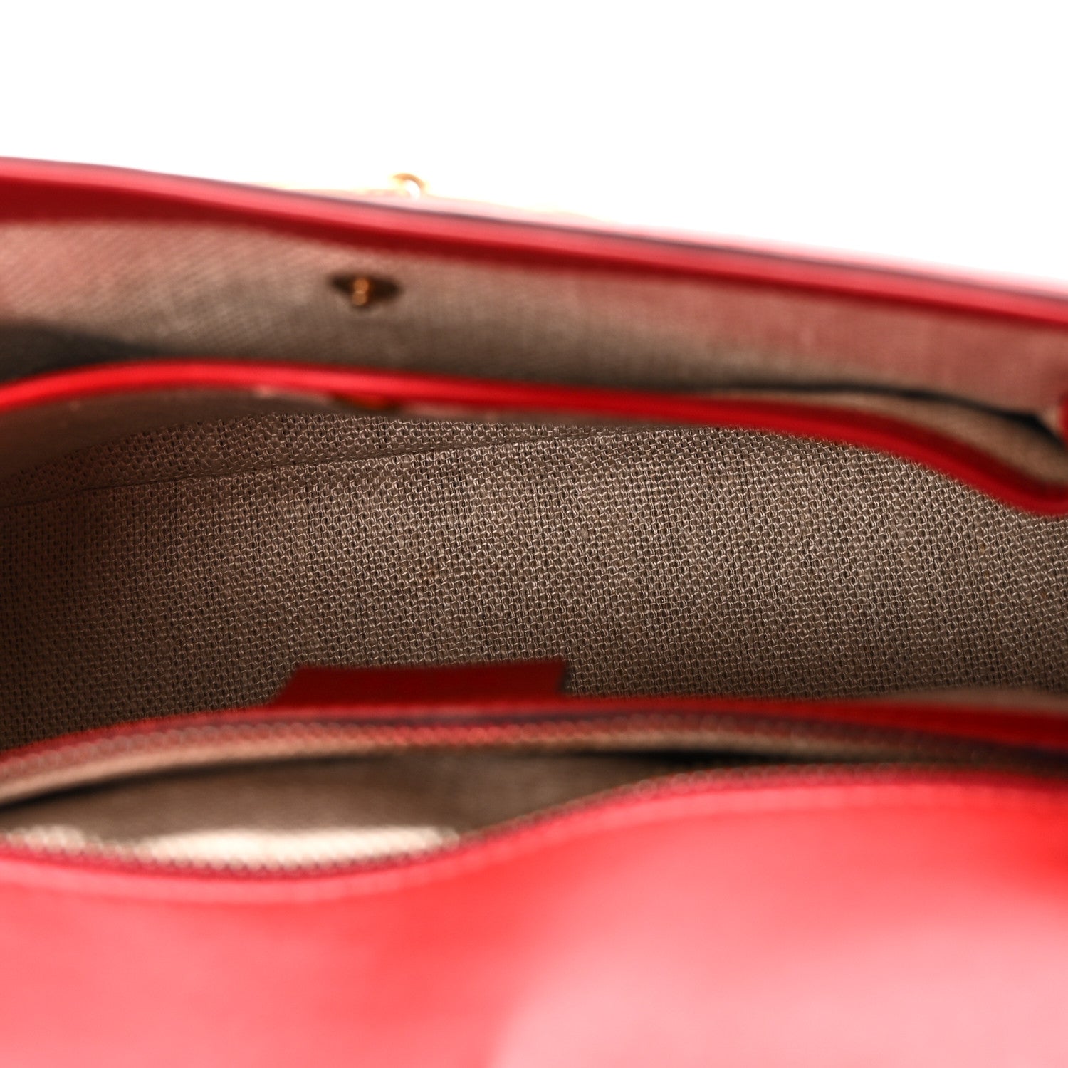 Monogram Ruinart Calfskin Medium Lady Web Shoulder Bag Beige Ebony Hibiscus Red