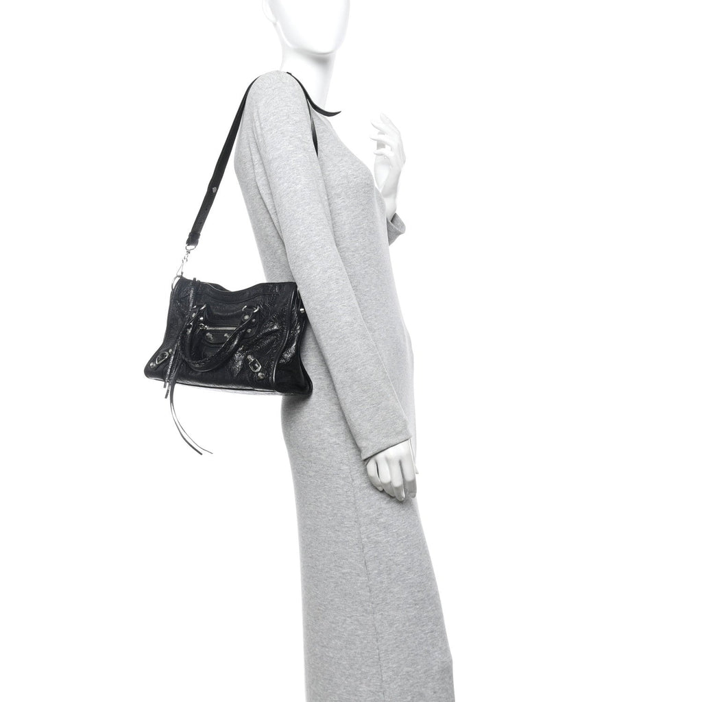 Agneau Arena Silver Hardware Small Le City Black
