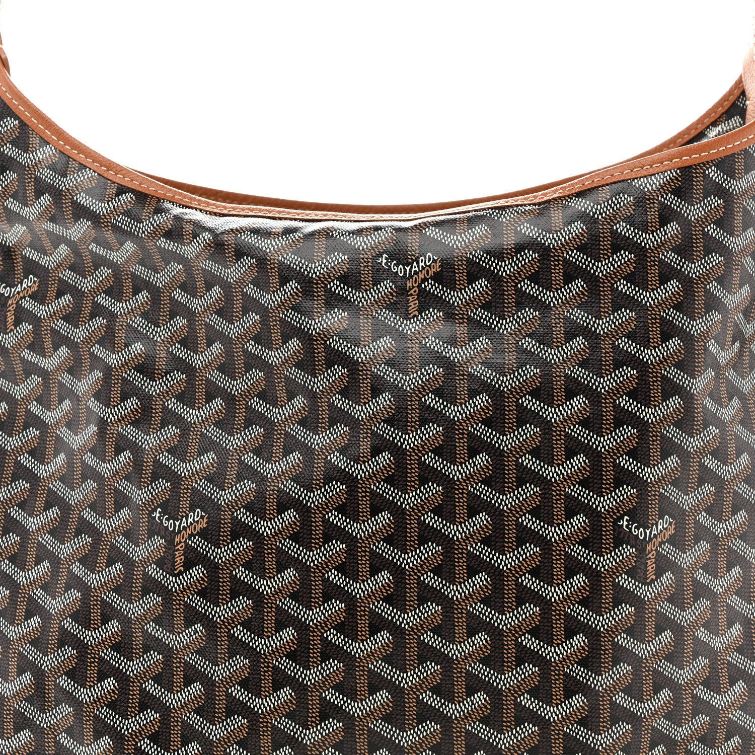 Goyardine Boheme Hobo Black Gold