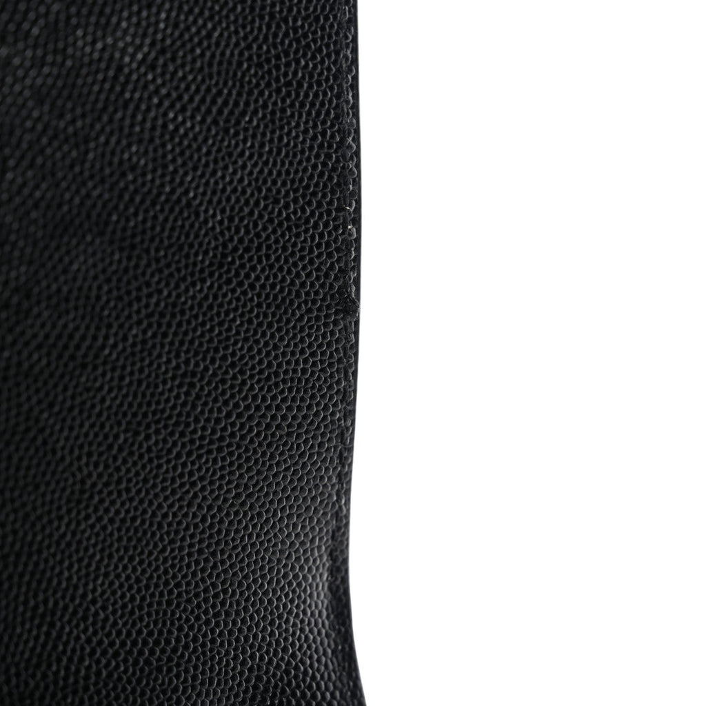 Grain De Poudre Medium Classic Monogram Kate Satchel Black