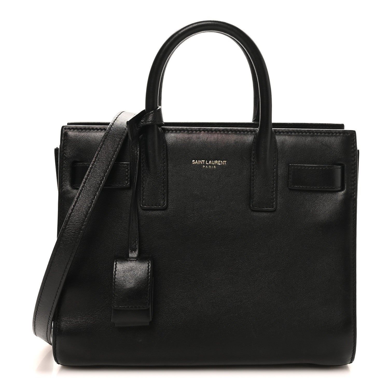 Calfskin Nano Sac De Jour Black
