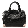 Calfskin Monogram Saga Speedy Trunk 20 Black
