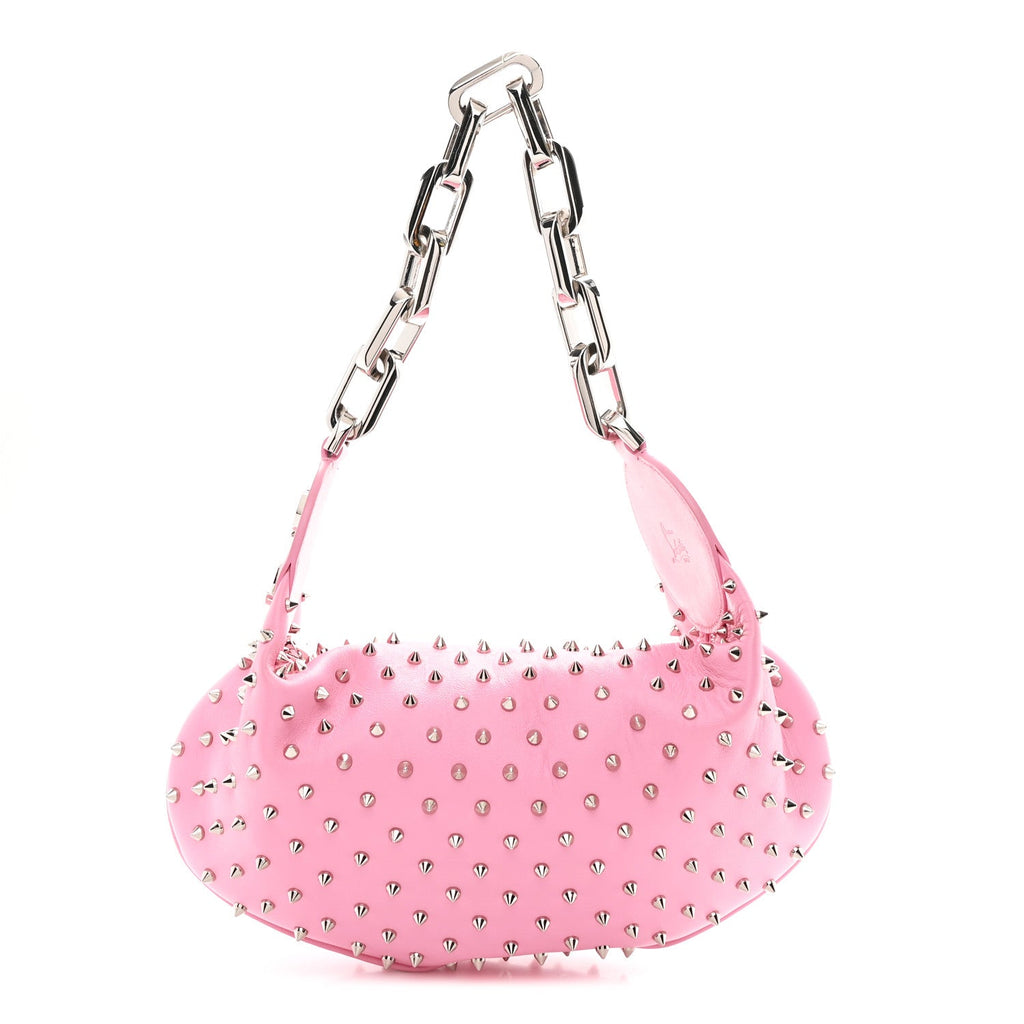 Calfskin Studded Le 54 Shoulder Bag Calipso