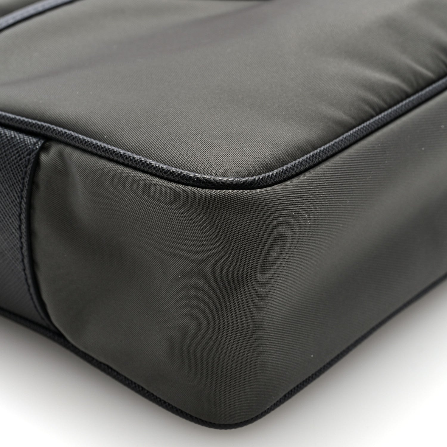 Re-Nylon Saffiano Shoulder Bag Forest Green